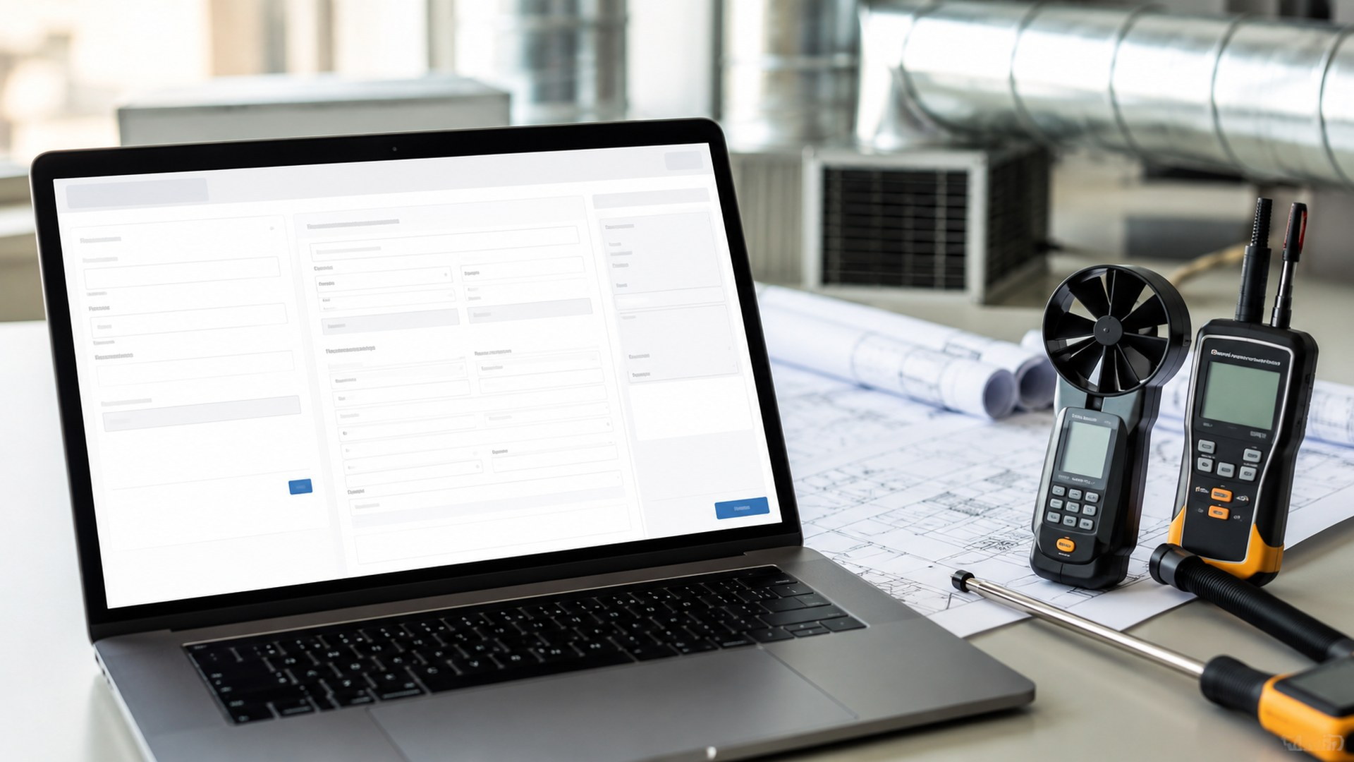 Online engineering-system inspection estimate and measuring equipment